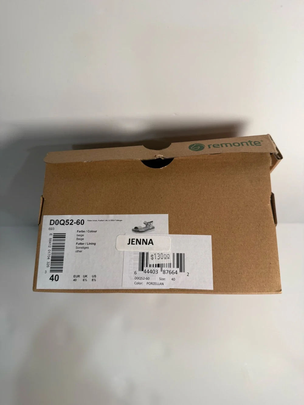 Remonte Jenna sandal 40 white/bone